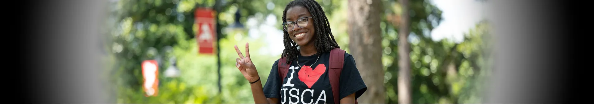 Header image of student for Admissions banner