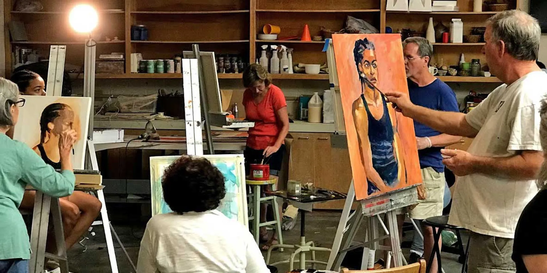 portrait painting class