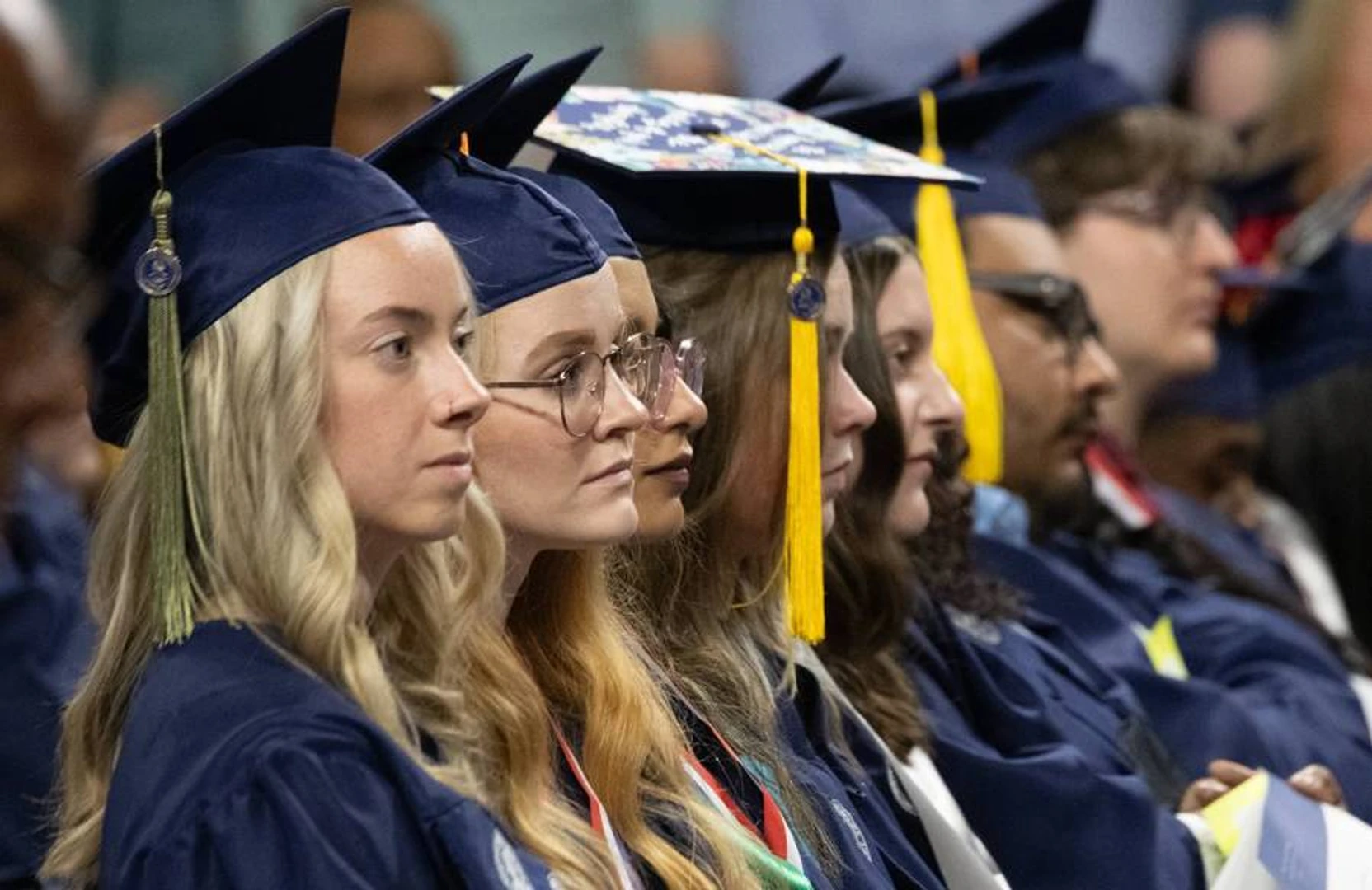 Graduates during May 2024 Commencement (Courtesy: Richert-Burke Photography)