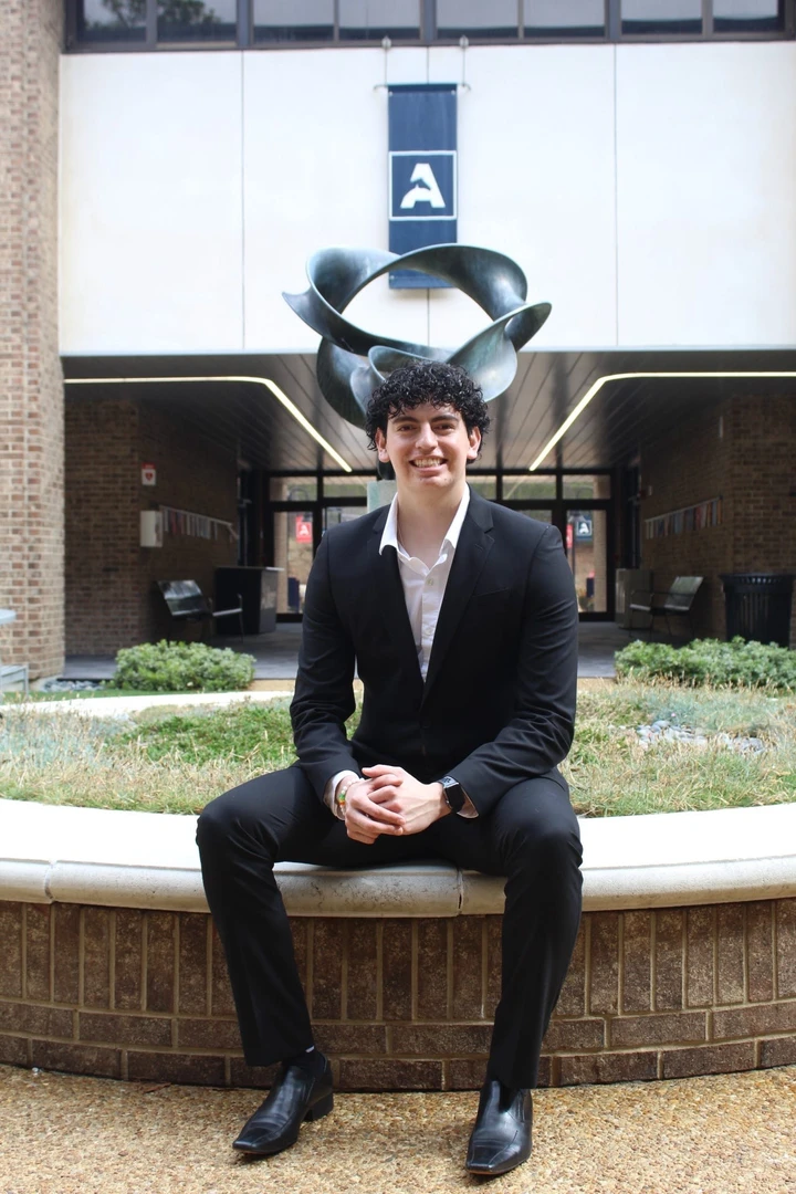 The Sunrise Rotary Club selected Emiliano Corral of Ciudad Juarez, Mexico, as the November Student of the Month.