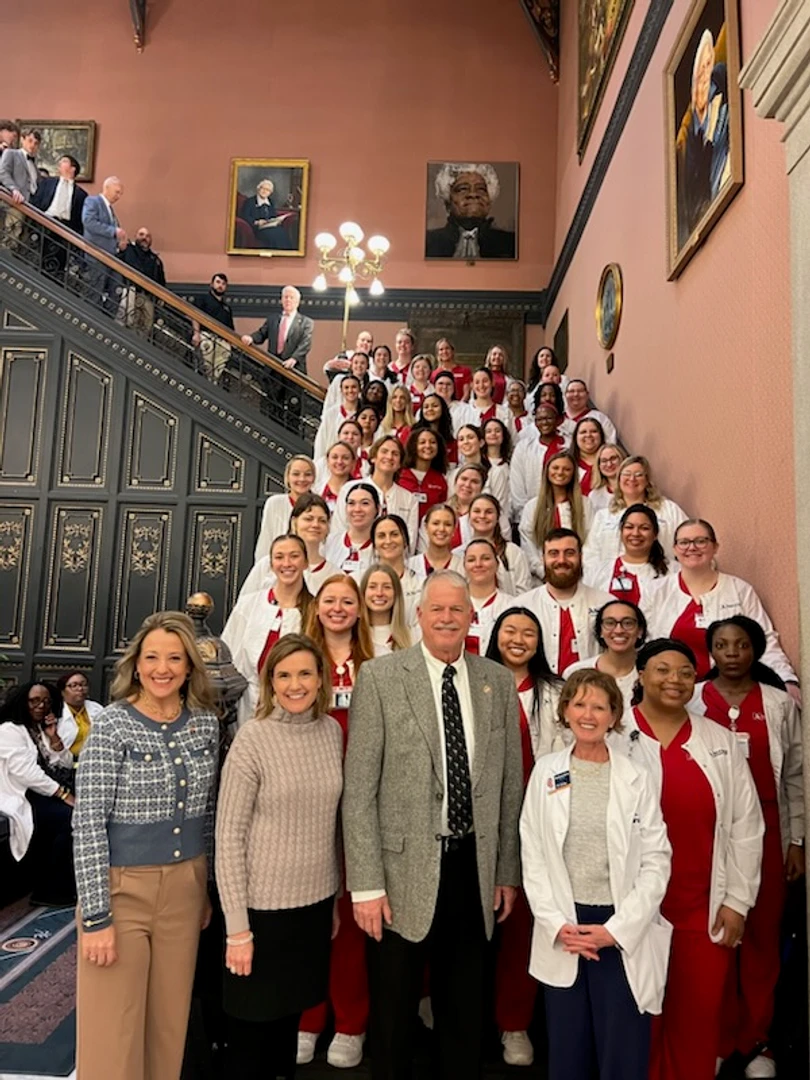 USCA nursing students attended South Carolina Nurse Legislative Day on Feb. 26 at the State House in Columbia.