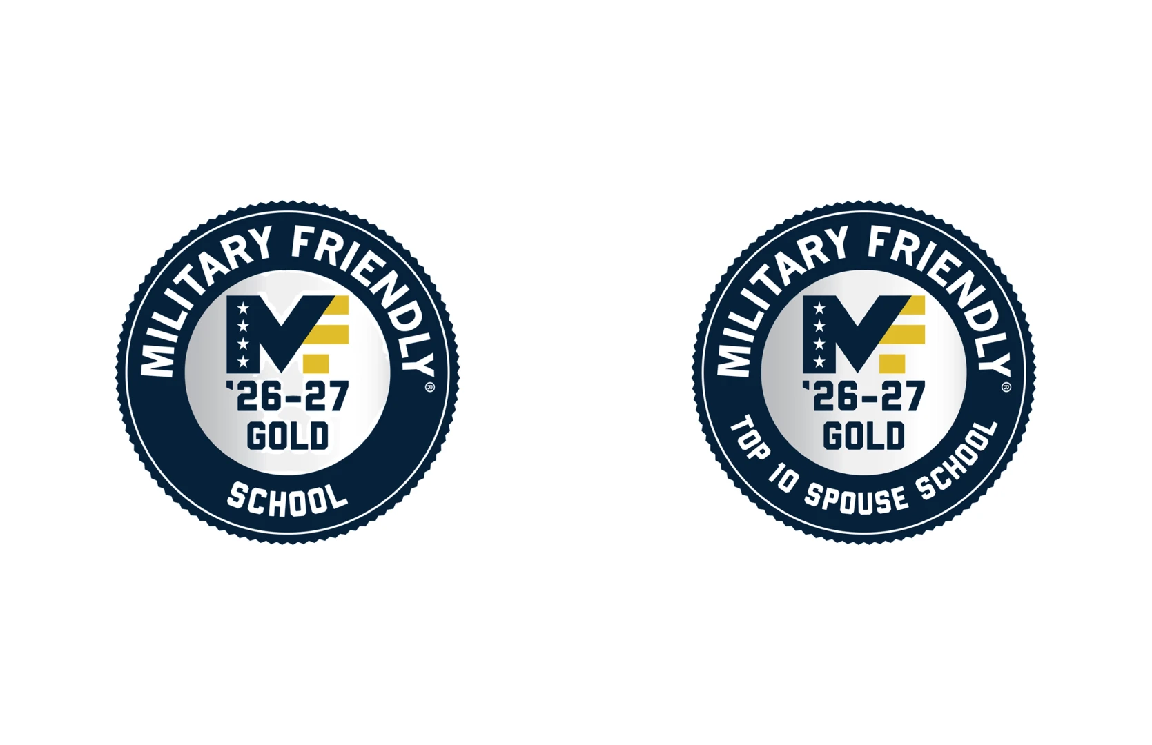 USCA has earned the 2026-27 Military Friendly® Schools Designation, recognized as a Gold School. In addition, the university ranked in the top 10 Military Spouse Friendly Schools.
