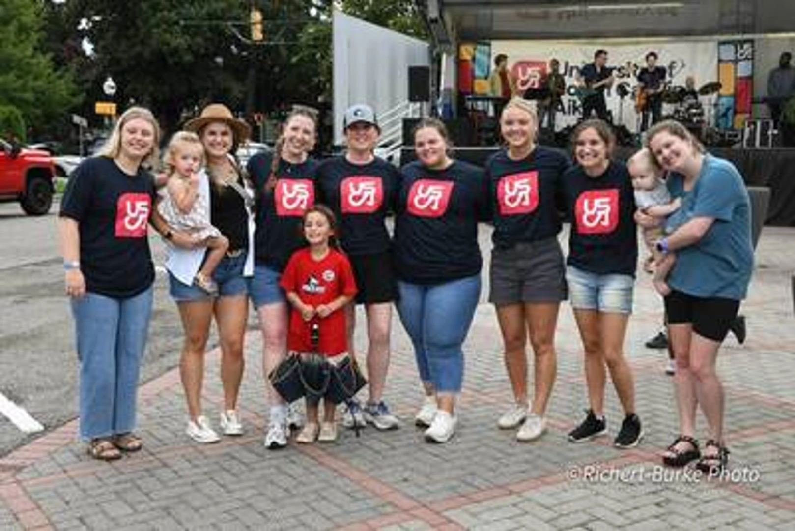 Photo at downtown takeover to launch the rebrand