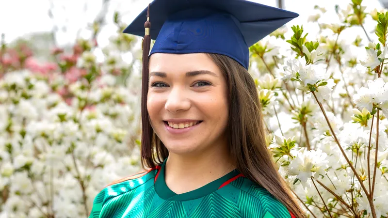 Margaret Knotts, USCA's first Spanish degree graduate, shares her experiences in mastering communication.