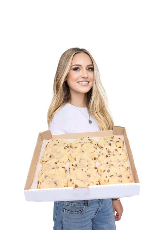 Abigail Reesor, USCA ’29, is gearing up to meet the demands of the holiday season with her Bake It Till You Make It gourmet cookies and cakes.  She said she applies lessons learned in her business classes to her own company. [Courtesy photo]