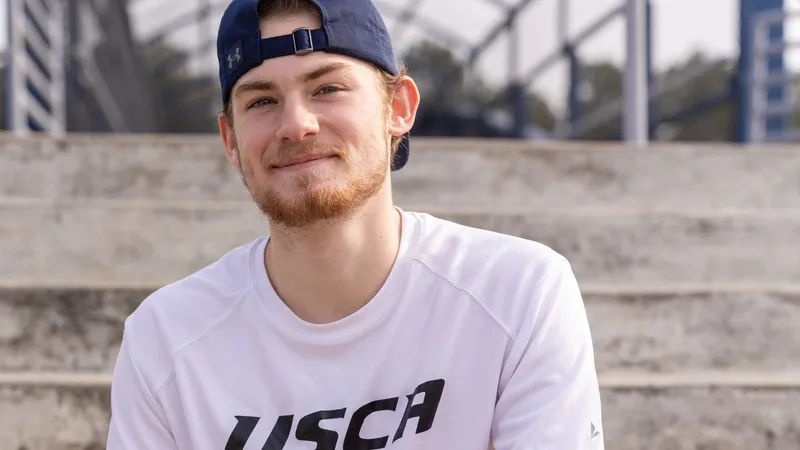 Blowe credits his mother’s experience in cross-country as the inspiration that motivated him to start running.
