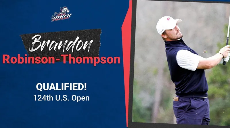 Former University of South Carolina Aiken golf player, Brandon Robinson-Thompson qualified for the 124th U.S. Open.