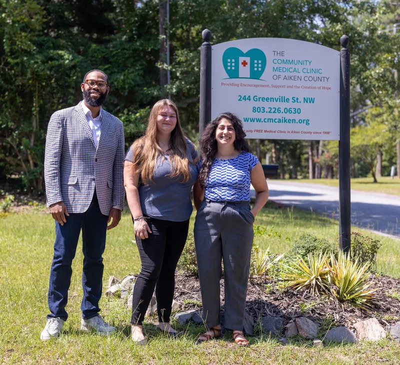 Orion Jeter (left), Madison Lindsey (center), and Moussa Rogers (right)