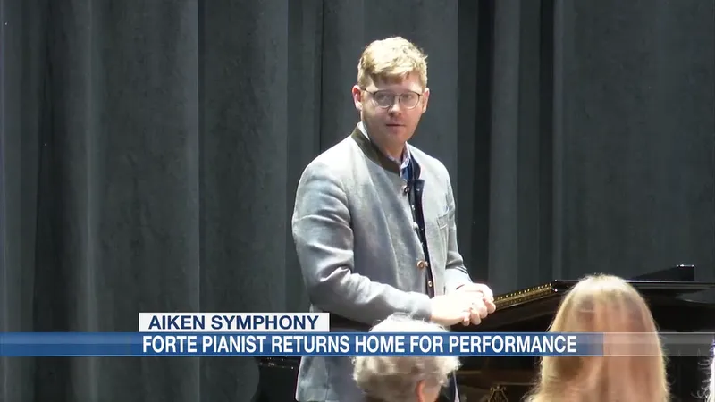 Acclaimed pianist and Aiken native Daniel Maltz returned to home to instruct a master class at USCA.