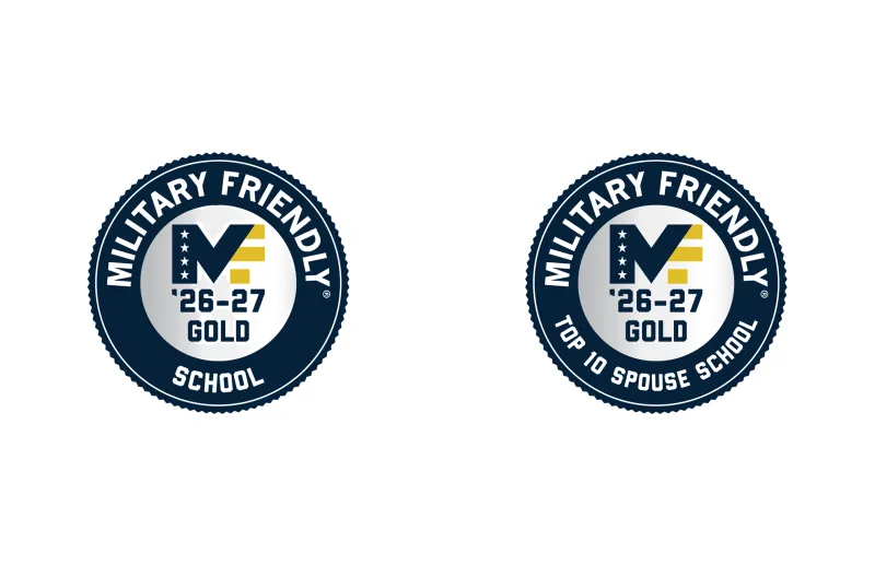USCA has earned the 2026-27 Military Friendly® Schools Designation, recognized as a Gold School. In addition, the university ranked in the top 10 Military Spouse Friendly Schools.
