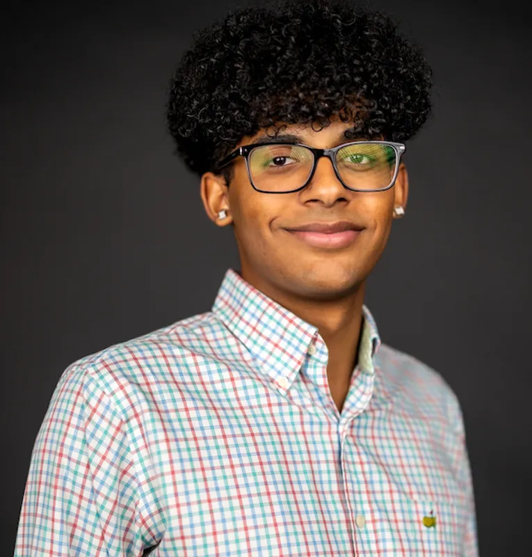 Dumas, a senior business major, applied his skills during an SRNS internship, gaining hands-on experience in business operations and supply chain processes.