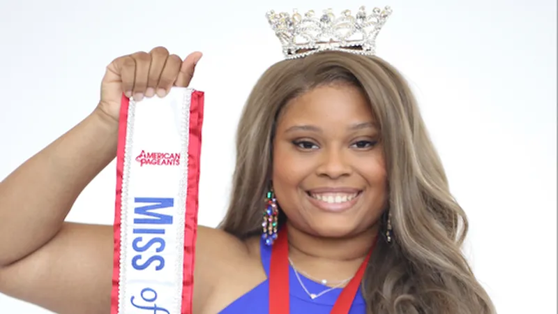 Alumna Julia Evans was crowned Miss of America 2025 at the American Pageants national competition in Las Vegas in July.